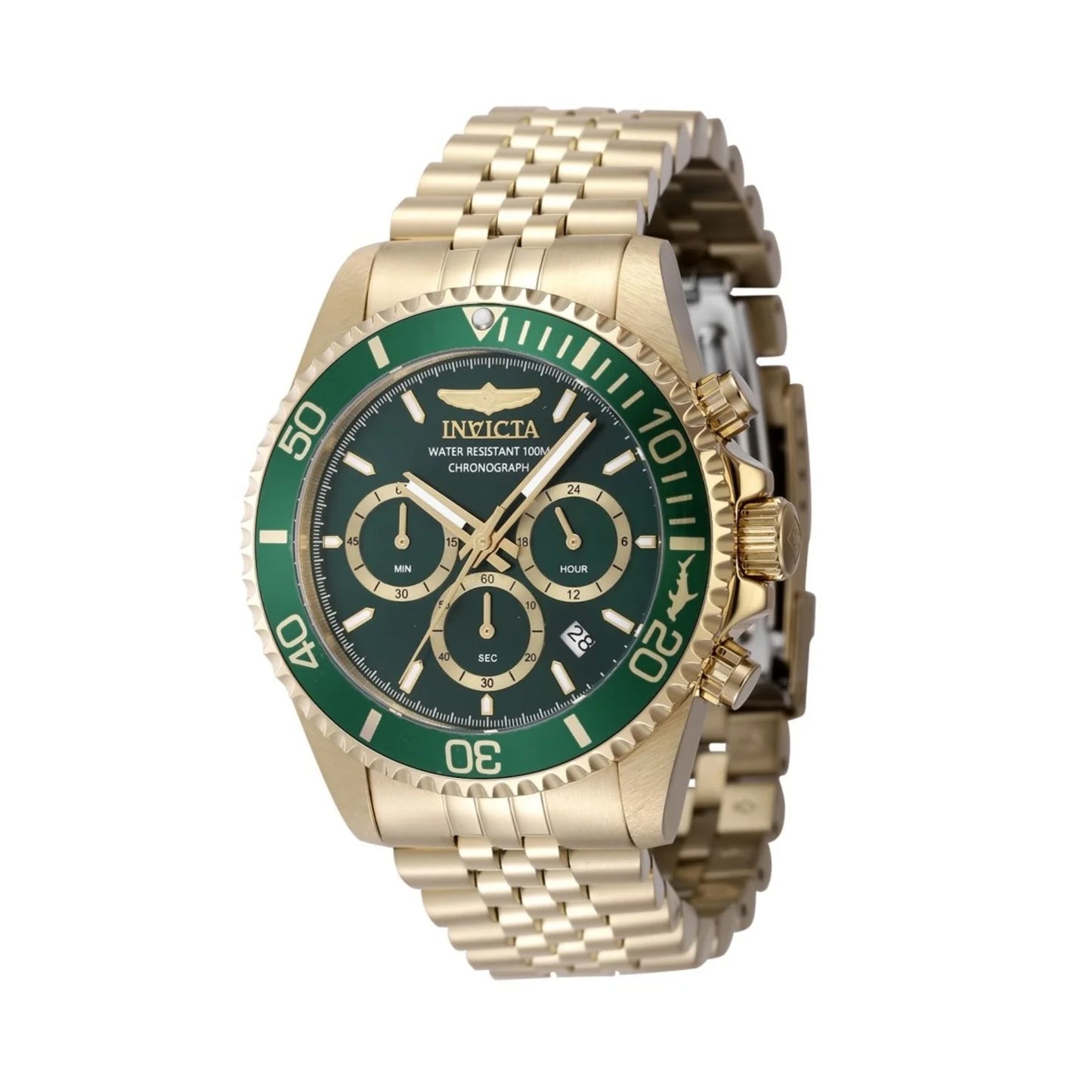 RELOJ PARA HOMBRE INVICTA PRO DIVER 48383 - DORADO, VERDE